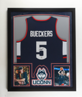 Paige Beuckers Signed Custom Framed Jersey Display with Photos (PSA) at PristineAuction.com