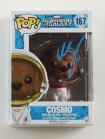 Maria Bakalova Signed "Guardians of the Galaxy" #167 Cosmo Bobble-Head Funko Pop! Vinyl Figure (PSA) at PristineAuction.com