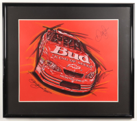 Dale Earnhardt Sr. Signed NASCAR "Monte Carlo-Bud" Custom Framed Print (JSA) at PristineAuction.com