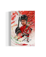 Connor Bedard Blackhawks Custom 14x20 Canvas at PristineAuction.com