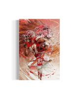 Travis Kelce Chiefs Custom 14x20 Canvas at PristineAuction.com