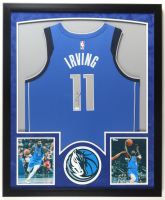 Kyrie Irving Signed Custom Framed Jersey Display with (2) Photos (JSA) at PristineAuction.com
