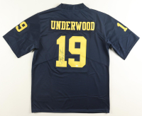 Bryce Underwood Signed Michigan Wolverines Jordan Authentic Jersey (Leaf) at PristineAuction.com