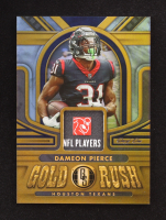 Dameon Pierce 2023 Panini Gold Standard Gold Rush Materials Premium #20 #1/1 at PristineAuction.com