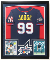 Aaron Judge Signed Custom Framed 2025 All Star Game Jersey Display with (2) Photos (PSA) at PristineAuction.com