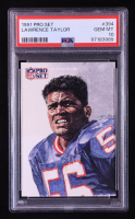 Lawrence Taylor 1991 Pro Set #394 NFC (PSA 10) at PristineAuction.com