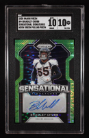 Bradley Chubb 2020 Panini Prizm Sensational Signatures Prizm Neon Green Pulsar #44  (SGC 10) at PristineAuction.com
