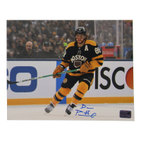 David Pastrnak Signed 8x10 Photo (Pastrnak & YSMS) at PristineAuction.com
