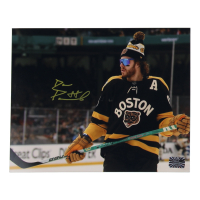 David Pastrnak Signed 8x10 Photo (Pastrnak & YSMS) at PristineAuction.com