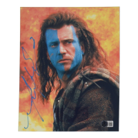 Mel Gibson Signed "Braveheart" 8x10 Photo (Beckett) at PristineAuction.com