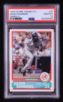 Deion Sanders 1990 Score Young Superstars II #27 (PSA 10) at PristineAuction.com