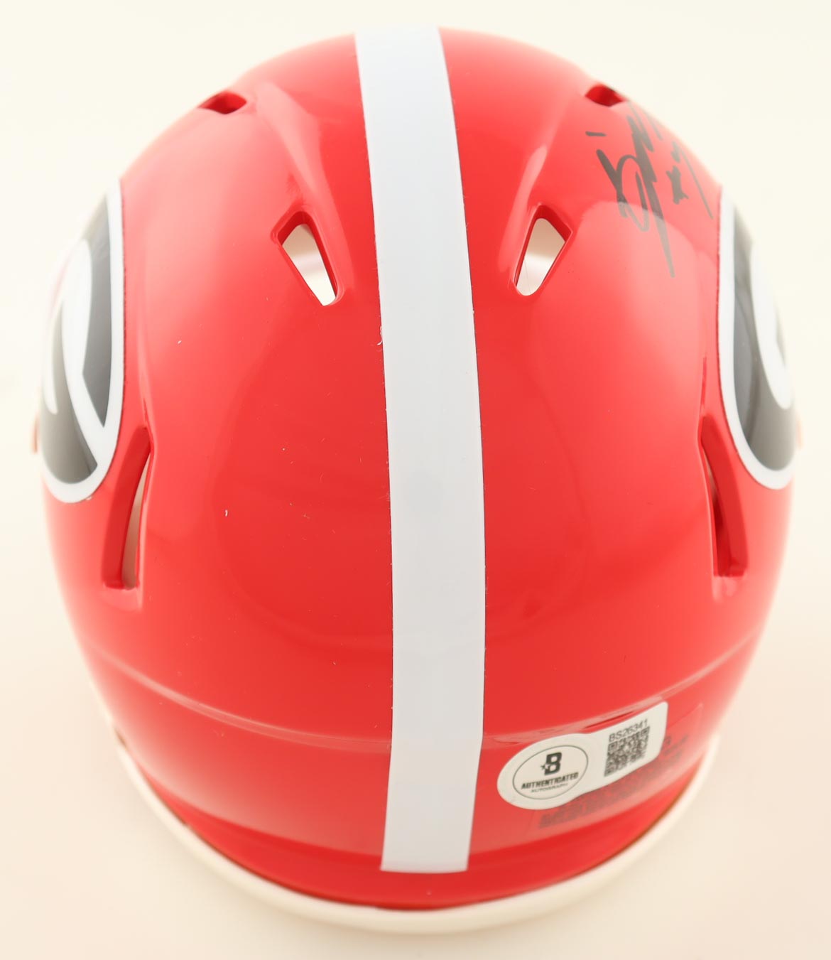 CJ Allen Signed Georgia Bulldogs Speed Mini Helmet (Beckett) at PristineAuction.com CJ Allen Signed Georgia Bulldogs Speed Mini Helmet (Beckett) at PristineAuction.com