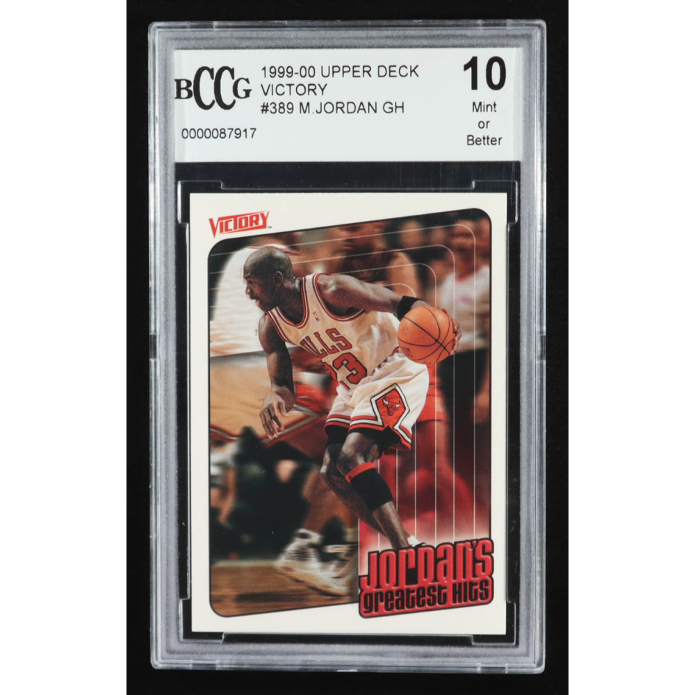 Michael Jordan 1999-00 Upper Deck Victory #389 GH (BCCG 10) at PristineAuction.com
