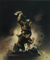 Ken Kelly Signed "Revenge of the Viking" 20x23 Poster (Beckett) at PristineAuction.com