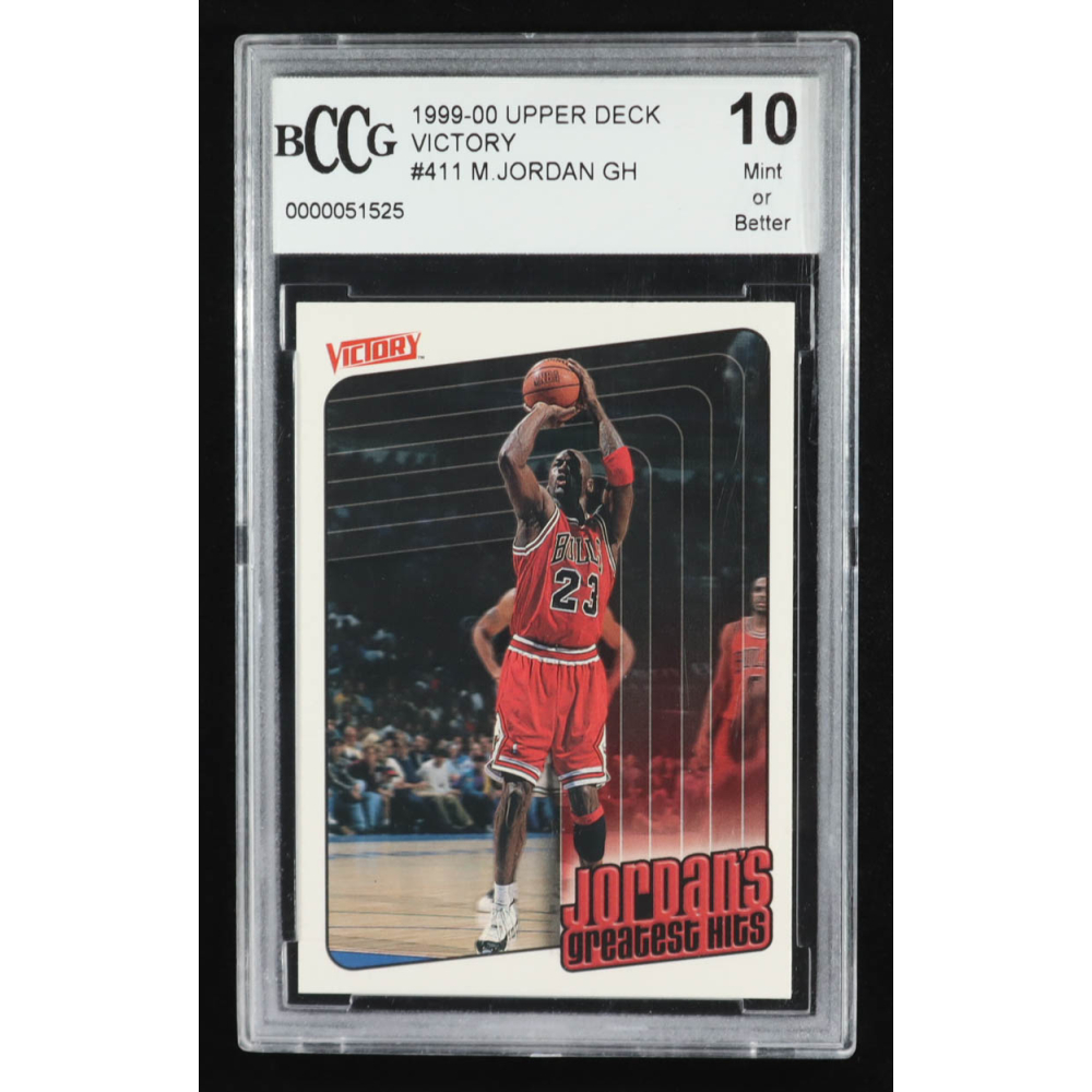 Michael Jordan 1999-00 Upper Deck Victory #411 GH (BCCG 10) at PristineAuction.com