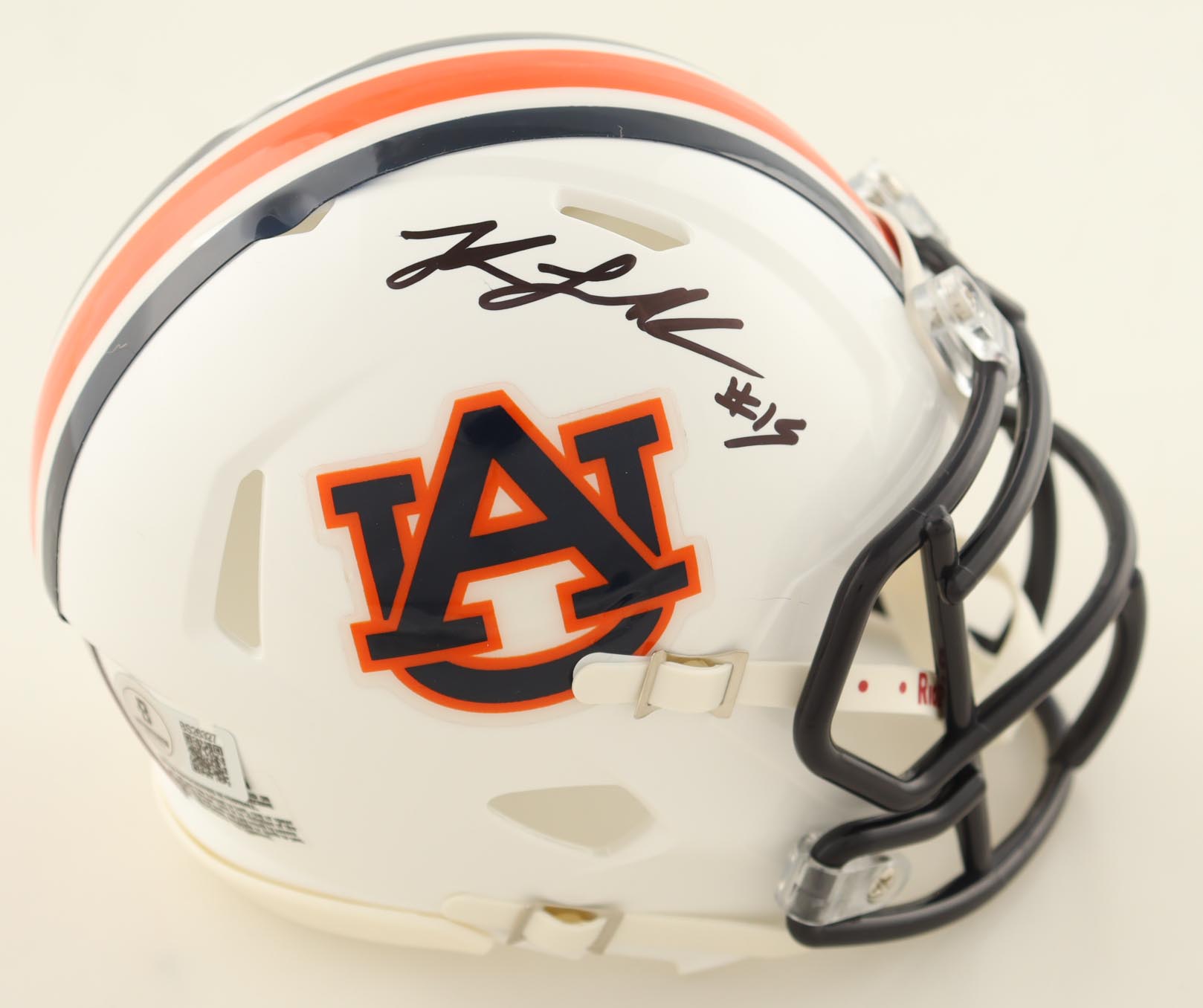 Keldric Faulk Signed Auburn Tigers Speed Mini Helmet (Beckett) at PristineAuction.com Keldric Faulk Signed Auburn Tigers Speed Mini Helmet (Beckett) at PristineAuction.com