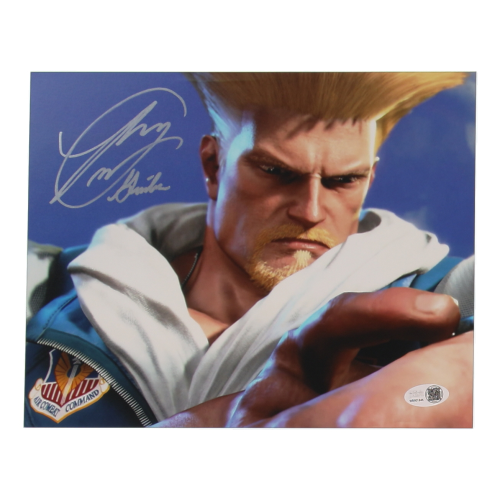 Ray Chase Signed "Street Fighter" 8x10 Photo Inscribed "Guile" (JSA) at PristineAuction.com
