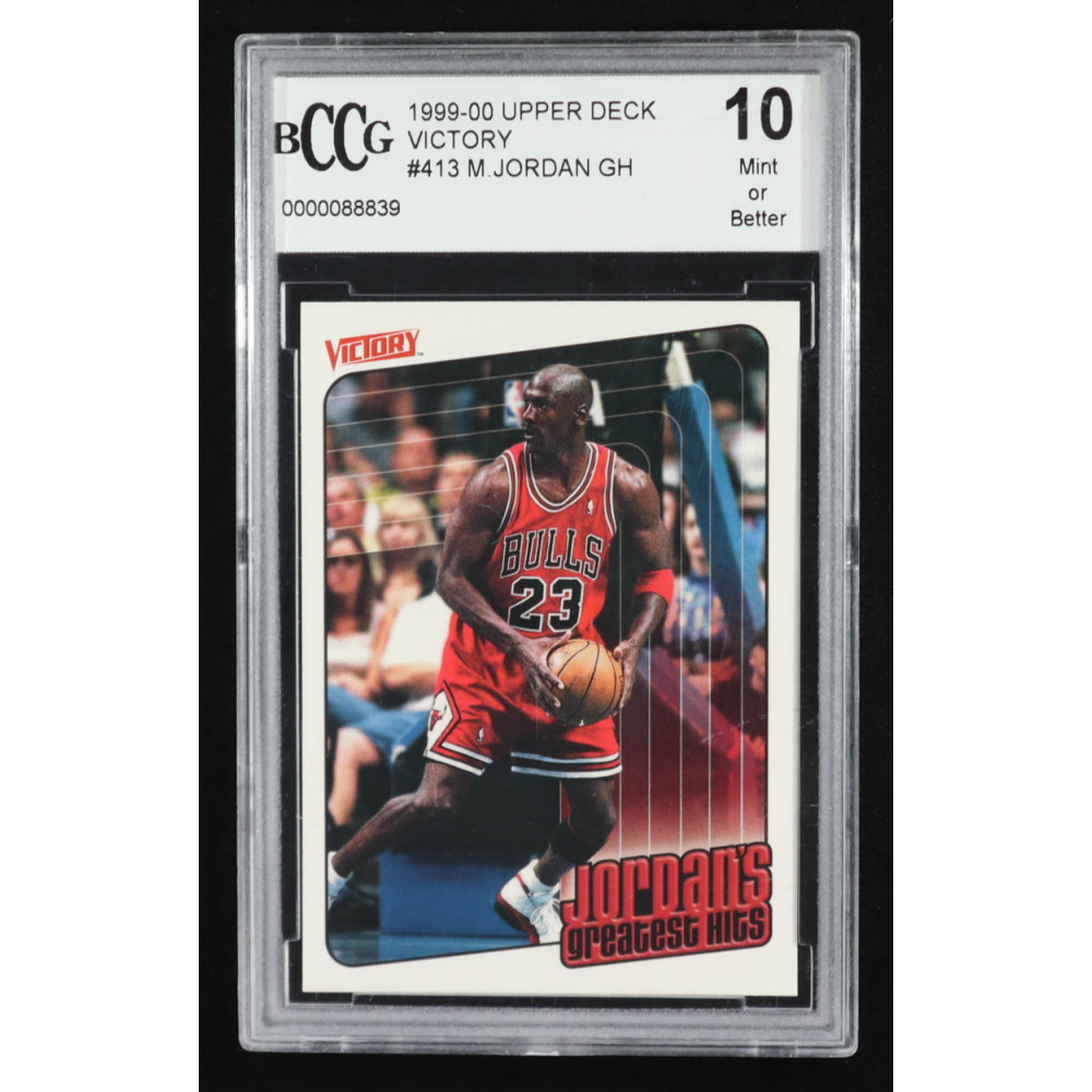 Michael Jordan 1999-00 Upper Deck Victory #413 GH (BCCG 10) at PristineAuction.com