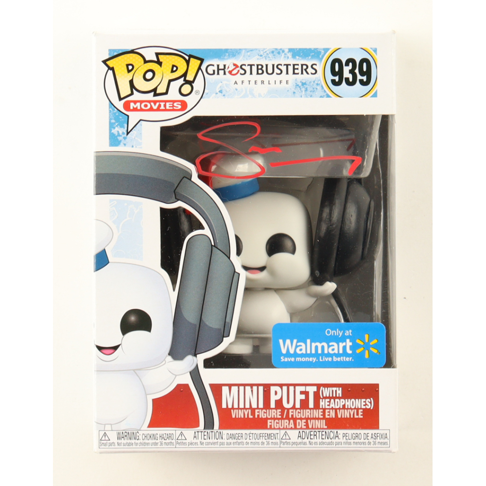 Sarah Natochenny Signed "Ghostbusters" #939 Mini Puft (With Headphones) Funko Pop! Vinyl Figure (JSA) at PristineAuction.com