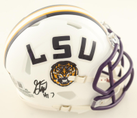 Garrett Nussmeier Signed LSU Tigers Speed Mini Helmet (Beckett) at PristineAuction.com