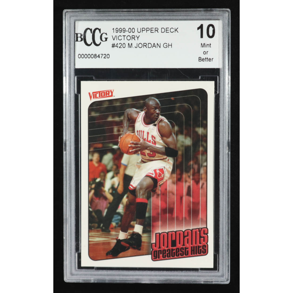 Michael Jordan 1999-00 Upper Deck Victory #420 GH (BCCG 10) at PristineAuction.com