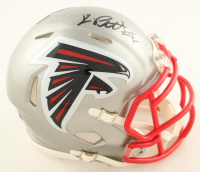 Kyle Pitts Signed Falcons Flash Alternate Speed Mini Helmet (Beckett) at PristineAuction.com