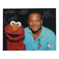 Kevin Clash Signed "Sesame Street" 8x10 Photo Inscribed "w/ Love Elmo" with Elmo Sketch (JSA) at PristineAuction.com