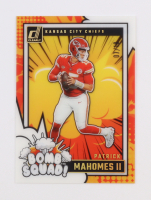Patrick Mahomes II 2024 Clearly Donruss Clearly Bomb Squad Gold #10 #7/10 at PristineAuction.com