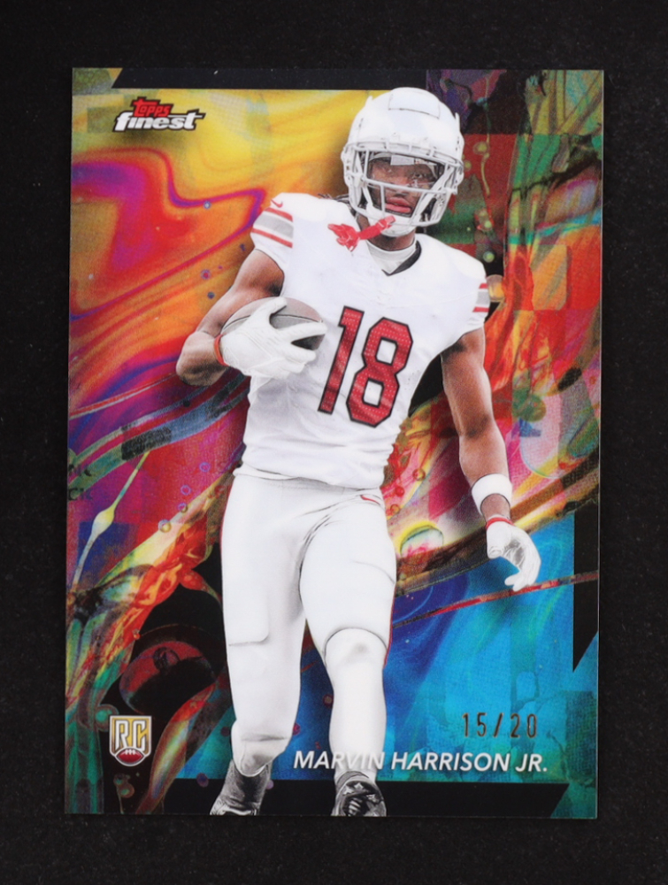 Marvin Harrison Jr. 2024 Finest Oil Spill Refractors #89 #15/20 RC