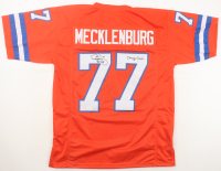 Karl Mecklenburg Signed Jersey Inscribed "Orange Crush" (JSA) at PristineAuction.com