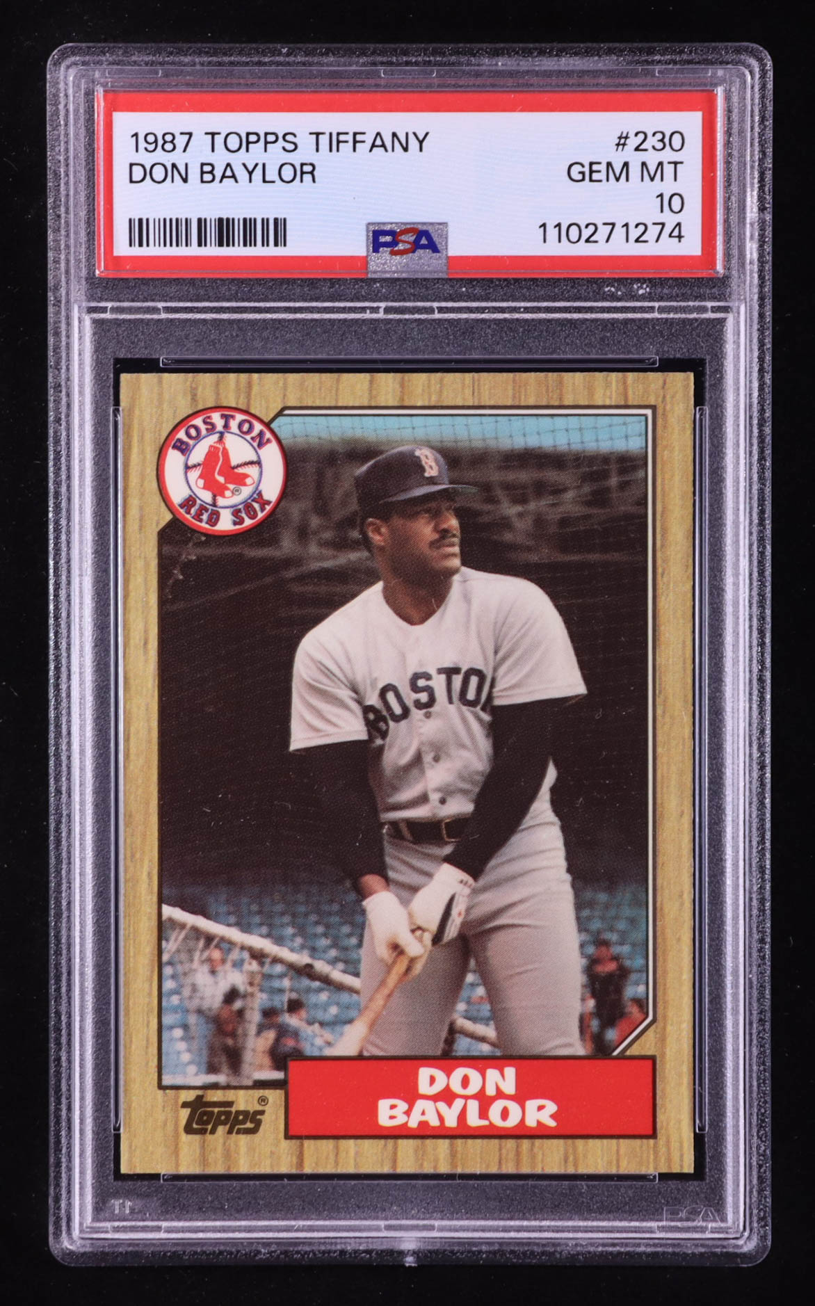 Don Baylor 1987 Topps Tiffany #230 (PSA 10) at PristineAuction.com Don Baylor 1987 Topps Tiffany #230 (PSA 10) at PristineAuction.com