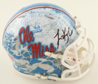 Lane Kiffin Signed Ole Miss Rebels Realtree Camo Speed Mini Helmet (Beckett) at PristineAuction.com