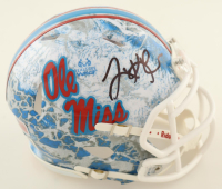 Lane Kiffin Signed Ole Miss Rebels Realtree Camo Speed Mini Helmet (Beckett) at PristineAuction.com