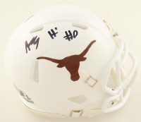 Anthony Hill Jr. Signed Texas Longhorns Speed Mini Helmet (Beckett) at PristineAuction.com