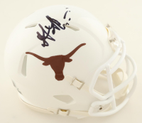 Steve Sarkisian Signed Texas Longhorns Speed Mini Helmet (Beckett) at PristineAuction.com