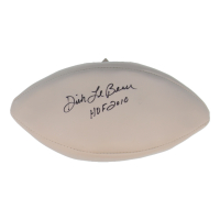 Dick LeBeau Signed Hall of Fame Logo White Panel Football Inscribed "HOF 2010" (JSA) at PristineAuction.com