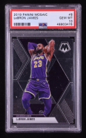 LeBron James 2019-20 Panini Mosaic #8 (PSA 10) at PristineAuction.com