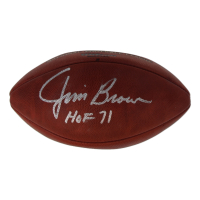 Jim Brown Signed "The Duke" Official NFL Football Inscribed "HOF 71" (JSA) at PristineAuction.com