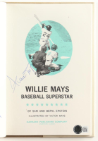 Willie Mays Signed "Willie Mays: Baseball Superstar" Hardcover Book (Beckett) at PristineAuction.com