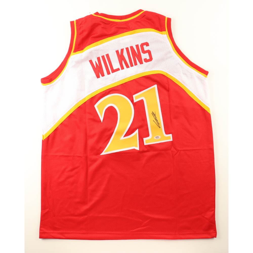 Dominique Wilkins Signed Jersey (PSA) at PristineAuction.com