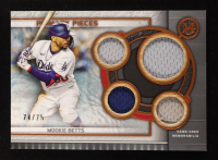 Mookie Betts 2023 Topps Museum Collection Primary Pieces Quad Relics Copper #SPPPQRMB #74/75 at PristineAuction.com