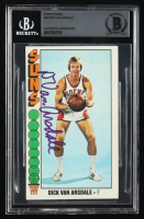 Dick Van Arsdale Signed 1976-77 Topps #26 (Beckett | Auto Grade BGS Authentic) at PristineAuction.com