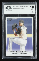 Shohei Ohtani 2018 Leaf Ohtani Retail #03 RC (BCCG 10) at PristineAuction.com