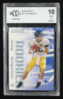 Tom Brady 2000 Impact #27 RC (BCCG 10) at PristineAuction.com