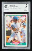 Ken Griffey Jr. 1989 Score Rookie/Traded #100T RC (BCCG 10) at PristineAuction.com