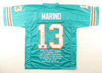 Dan Marino Signed Career Highlight Stat Jersey (Marino) at PristineAuction.com