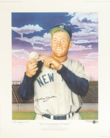 David Voigt Signed LE Mickey Mantle "The Commerce Comet" Lithograph (Beckett) at PristineAuction.com