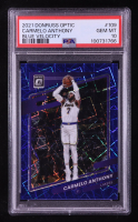 Carmelo Anthony 2021-22 Donruss Optic Blue Velocity #109 (PSA 10) at PristineAuction.com