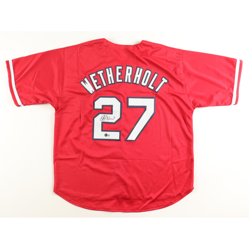 JJ Wetherholt Signed Jersey (Beckett) at PristineAuction.com