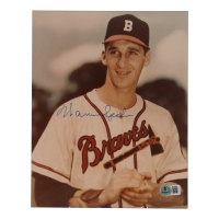 Warren Spahn Signed Braves 8x10 Photo (Beckett) at PristineAuction.com